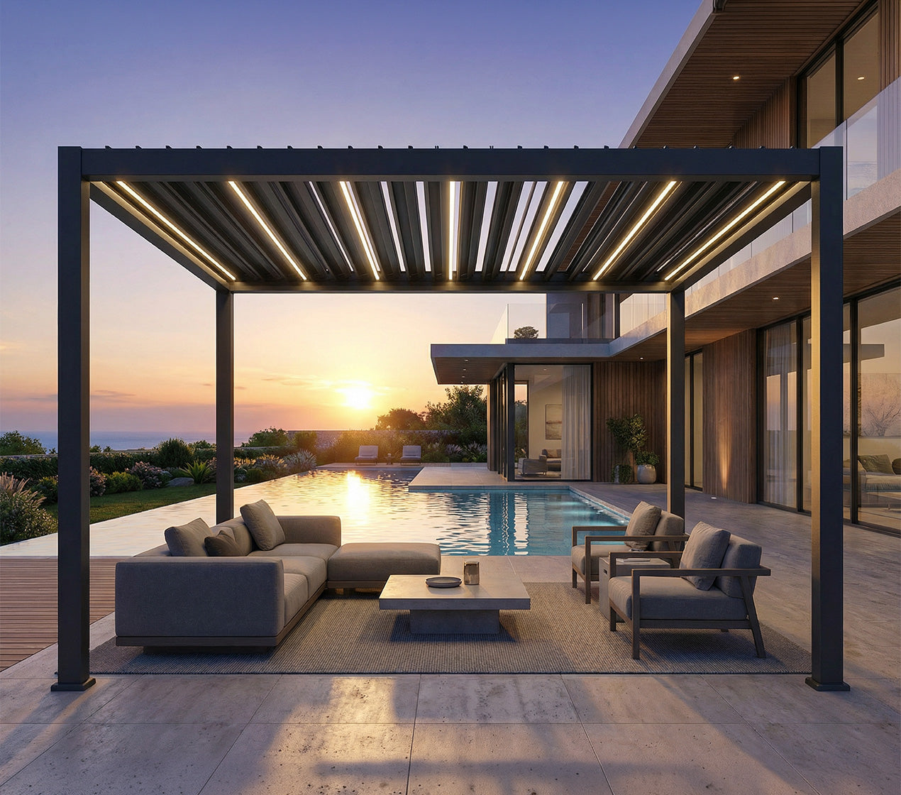 Pérgola Bioclimática AVON 3x3