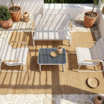 Conj. Jardim 4 Lugares TANARO WOOD