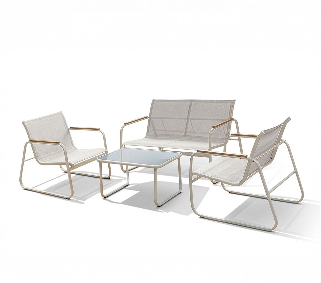 Conj. Jardim 4 Lugares TANARO WOOD