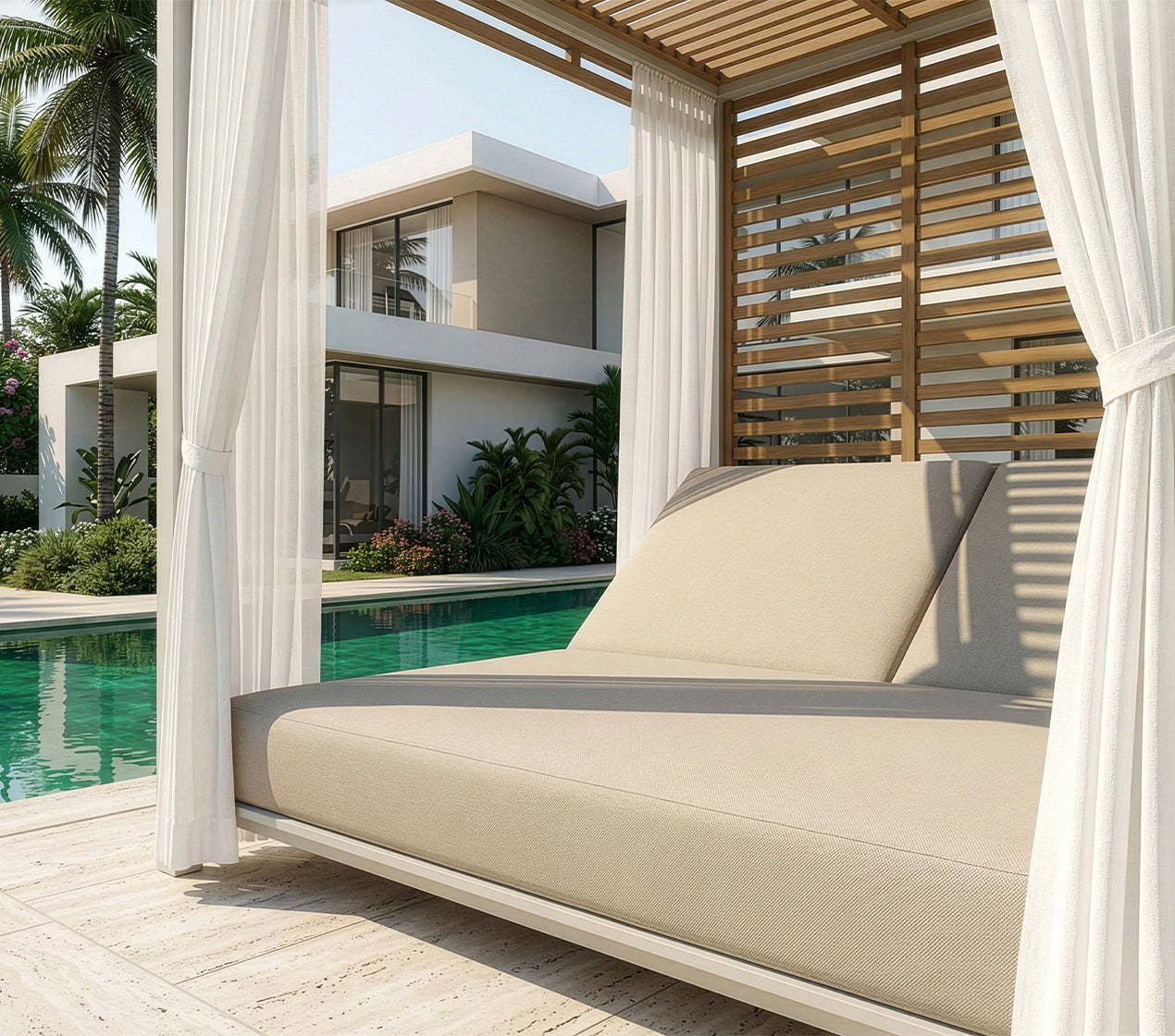Cama Balinesa 200x200x210cm WAJA