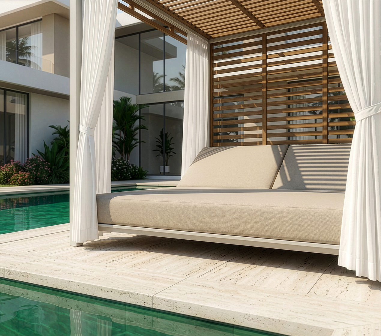 Cama Balinesa 200x200x210cm WAJA