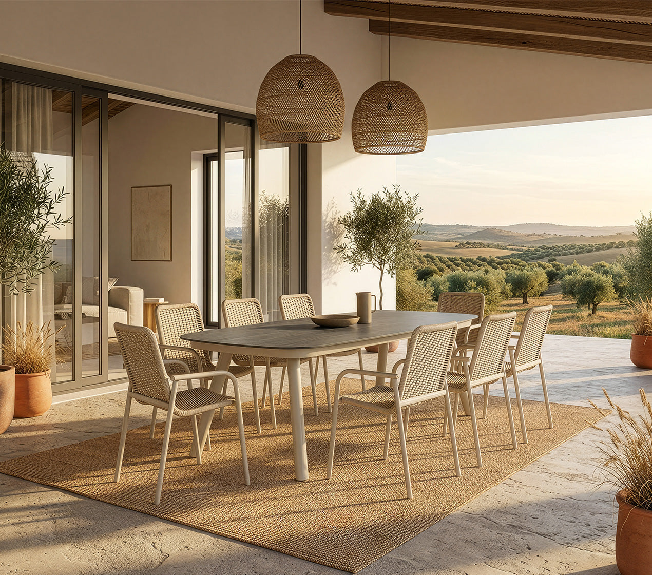 PRÉ-VENDA Conj. Refeição 8 Lugares SWAN