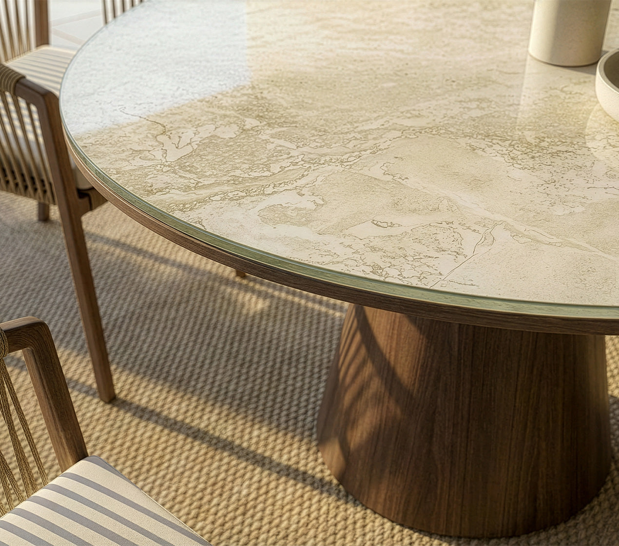 MESA 4 Lugares Ø140x75cm ESK