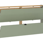 Sapateira Cirsale 108 (Verde empoeirado + Navarra carvalho)