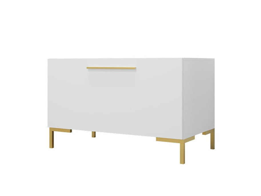 Sapateira Nomal (Branco + Dourado)