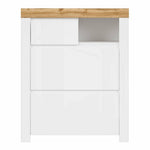 Sapateira Sonsoru 119 (Branco + Branco brilhante + Carvalho wotan)